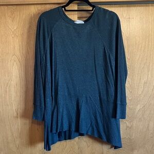 Catherines Charcoal Long Sleeve Top